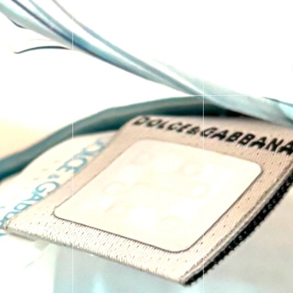 Dolce Gabbana Transparent leather trimmed , PVC Blue Tote Bag - Picture 8 of 12